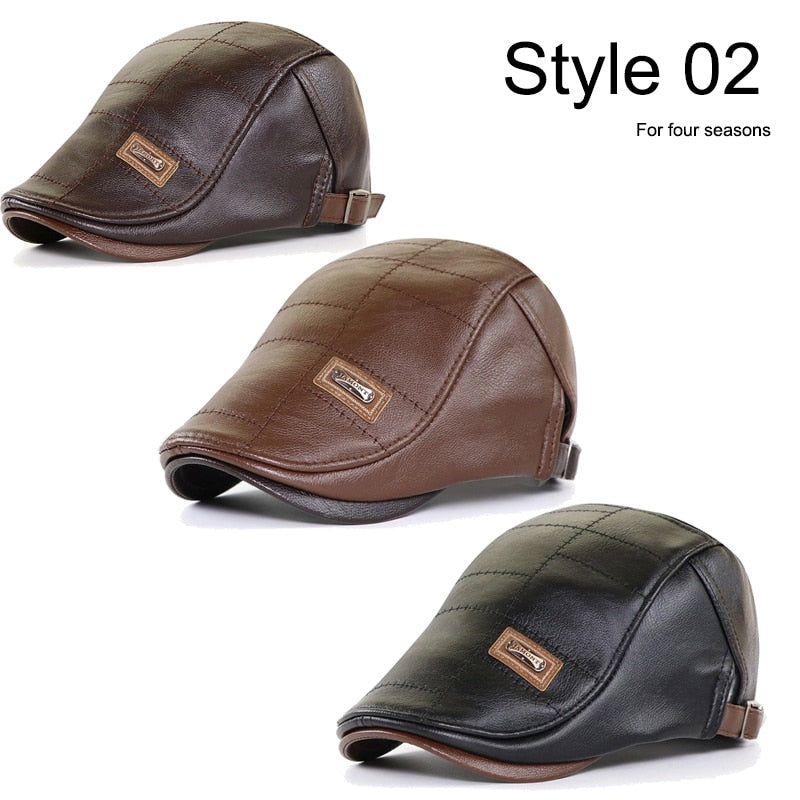 21 Types Men Berets 2021 Spring Autumn Winter Windproof Street Newsboy Beret Hat Retro England Hat Men Hats Peaked Painter Caps