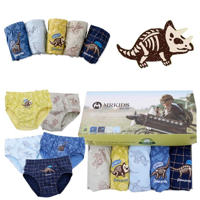 2-12T 5pcs Lot Teenager Kids Briefs Underwear Children Cartoon Parttern Cotton Stretches Baby Boy Underpants Shorts Panties