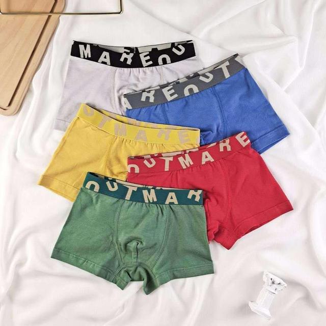 Boys Underwear Children Panties Boys Cotton Boxer Shorts Children&#39;s Panties Kids Underwear For 2-16 years 5 pcs