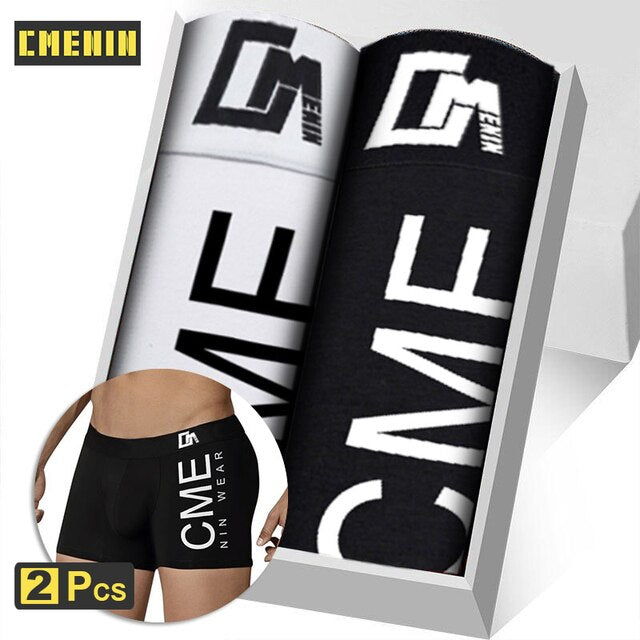 CMENIN Mens Underwear Boxers Homme Cotton Men Underpants Boxer Shorts Sexy Men&#39;s shorts Breathable Men Underwear M-2XL