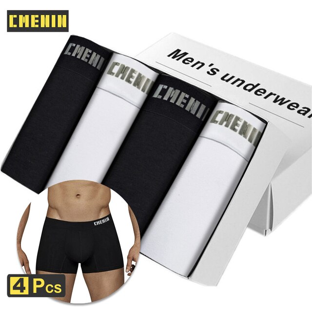 CMENIN Mens Underwear Boxers Homme Cotton Men Underpants Boxer Shorts Sexy Men&#39;s shorts Breathable Men Underwear M-2XL