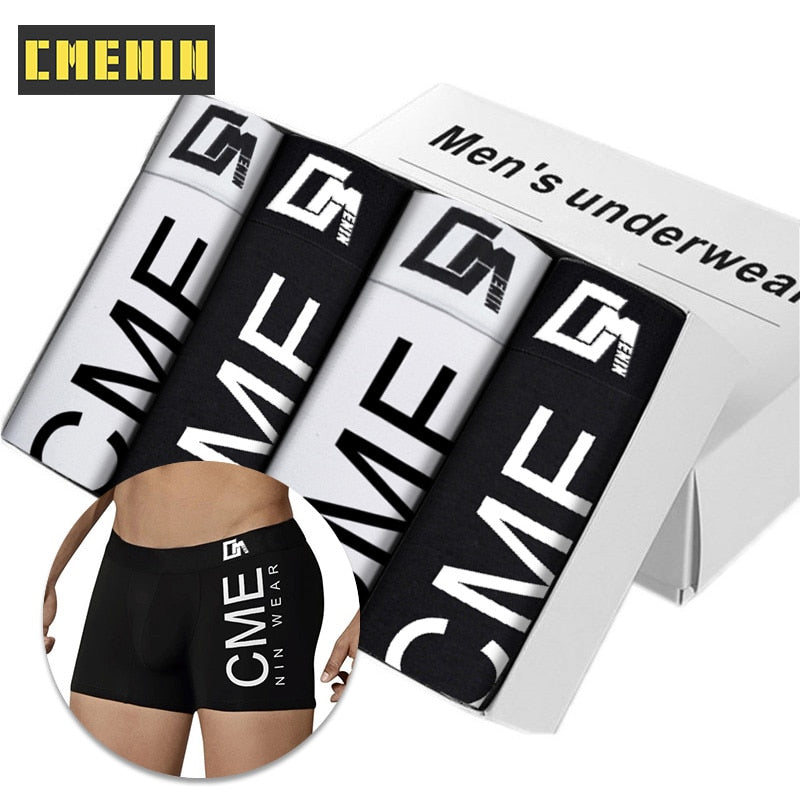 CMENIN Mens Underwear Boxers Homme Cotton Men Underpants Boxer Shorts Sexy Men&#39;s shorts Breathable Men Underwear M-2XL