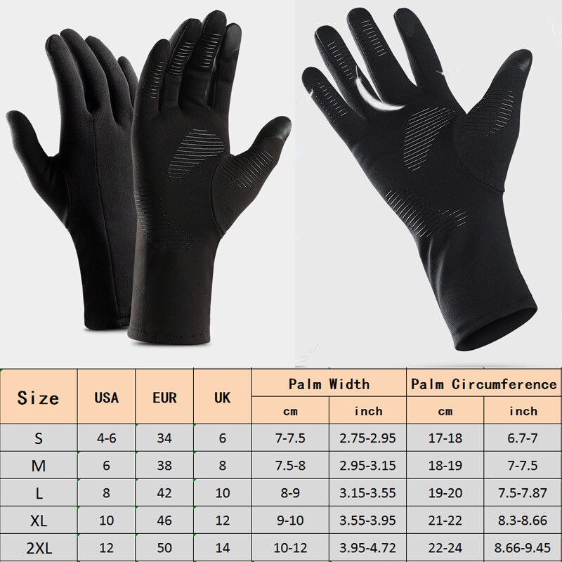 Winter Warm Waterproof Cycling Gloves Windproof Outdoor Thicken Warm Mittens Touch Screen Unisex Men Sports Bike Glove