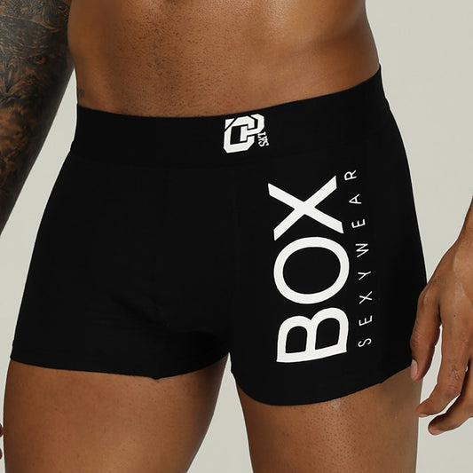 ORLVS Mens Boxer Sexy Underwear soft long boxershorts Cotton soft Underpants Male Panties 3D Pouch Shorts Under Wear Pants Short