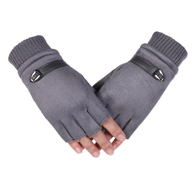 Army Military Tactical Half Finger Cycling Glove Winter Warm Men Women Sports Climbing Fitness Driving Mitten Special Forces B50