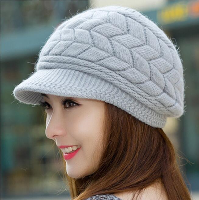 Winter Beanies Knit Women&#39;s Hat Winter Hats For Women Ladies Beanie Girls Skullies Caps Bonnet Femme Snapback Wool Warm Hat 2018