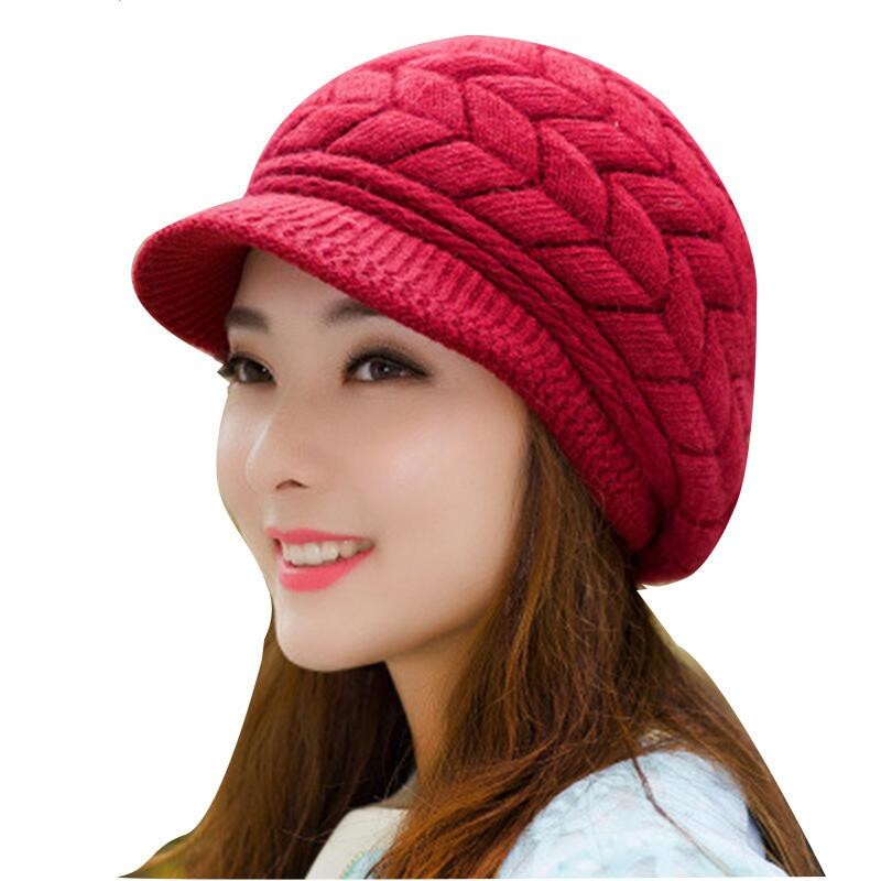 Winter Beanies Knit Women&#39;s Hat Winter Hats For Women Ladies Beanie Girls Skullies Caps Bonnet Femme Snapback Wool Warm Hat 2018