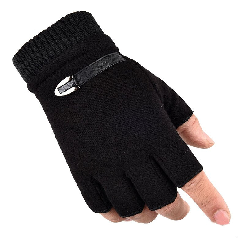 Army Military Tactical Half Finger Cycling Glove Winter Warm Men Women Sports Climbing Fitness Driving Mitten Special Forces B50