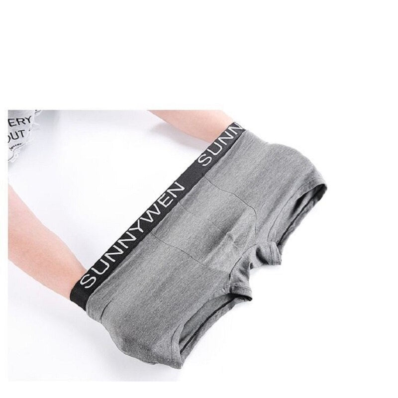 7PCS/Lot  Men Panties Shorts Underwear Boxer Shorts Men&#39;s sexy underwear High quality men&#39;s underwear Pouch