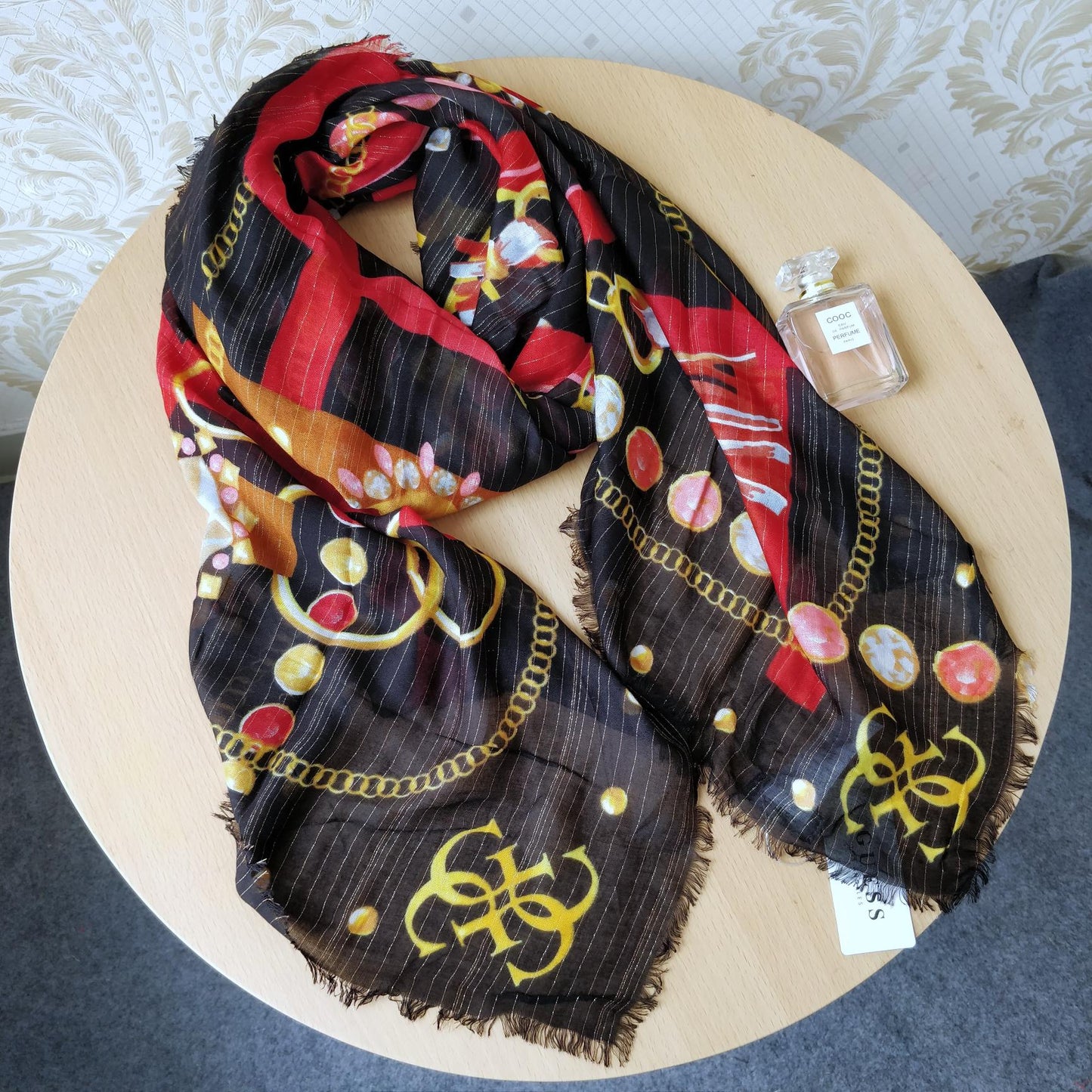 Foreign trade Italian original single liujo new printing fashion light luxury all-match shawl scarf