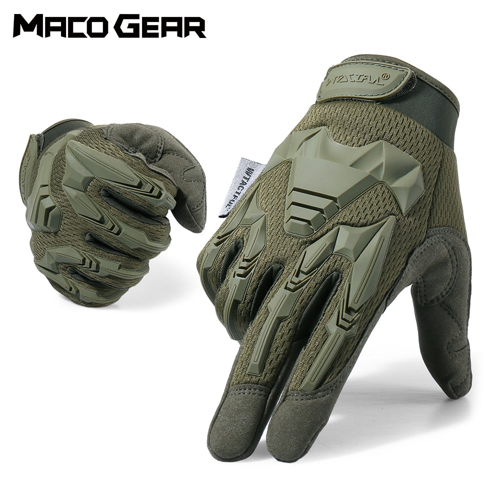 Tactical Gloves Camo Military Army Cycling Glove Sport Climbing Paintball Shooting Hunting Riding Ski Full Finger Mittens Men