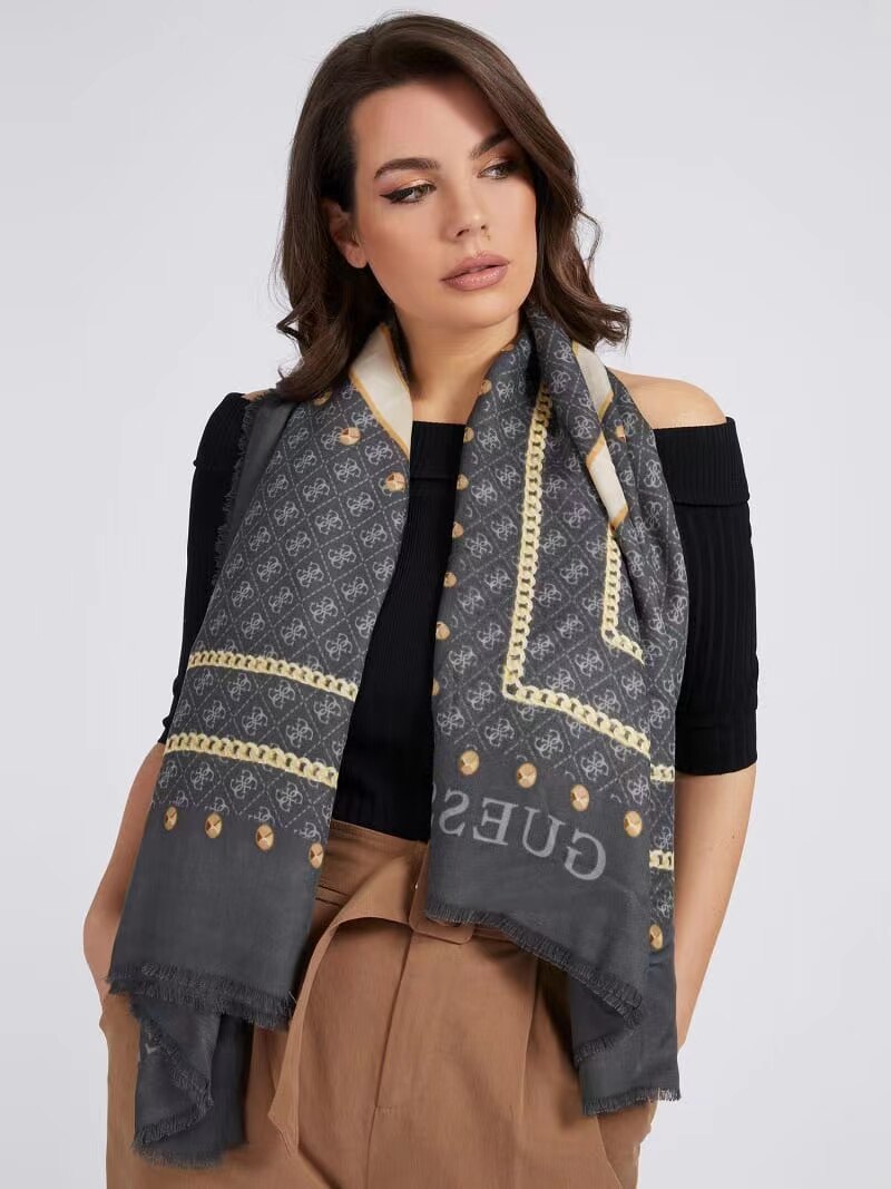 Foreign trade Italian original single liujo new printing fashion light luxury all-match shawl scarf