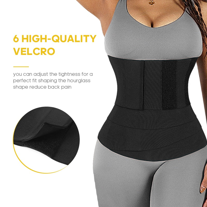 Waist Trainer Snatch Me Up Bandage Wrap Shapewear Women Men Slimming Tummy Control Shaper Belt Body Shaper Stretch Bands Corset