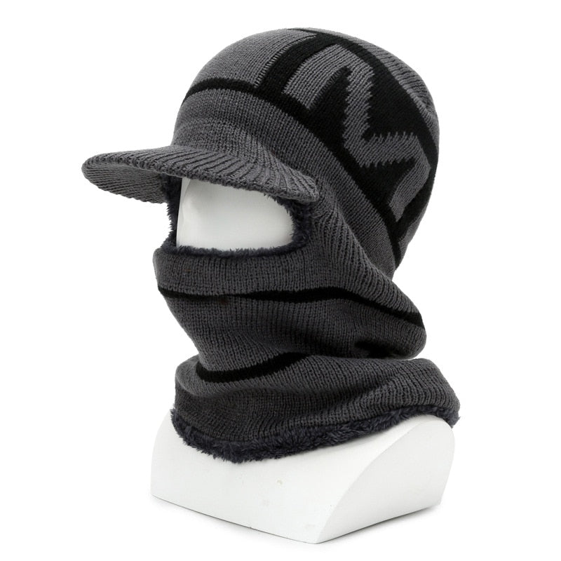 K242 Winter Hat New Lei Feng Hat Men&#39;s Stylish Caps Warm Ear Protection Windproof Ear Protection Pilot Hat Baseball Cap