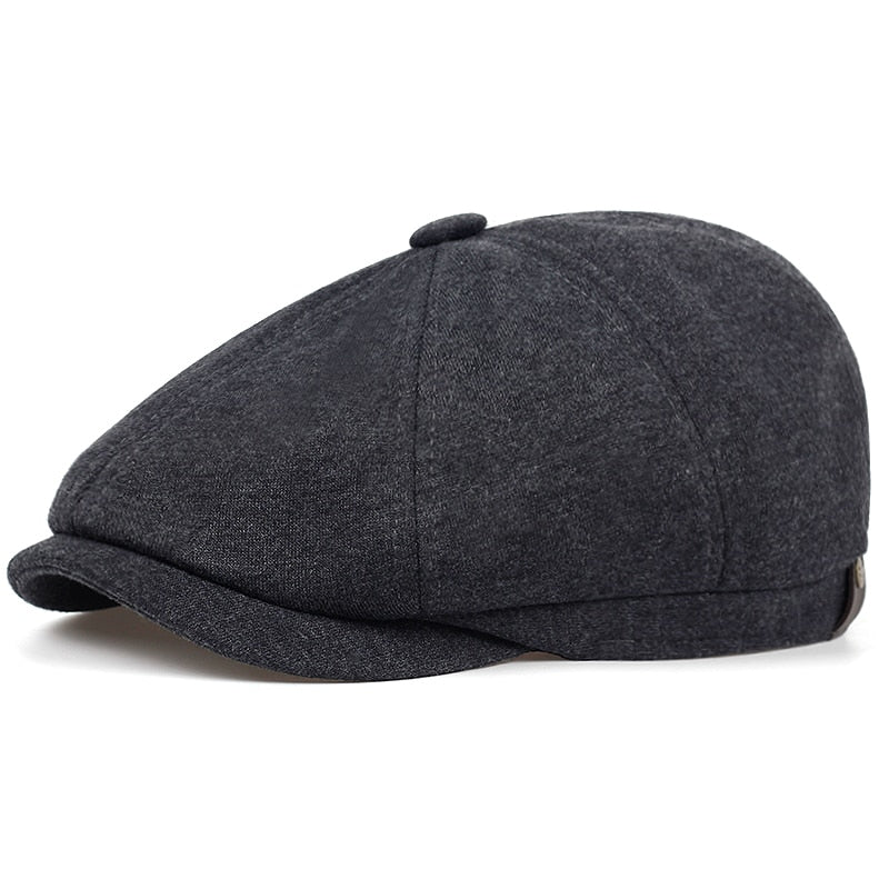 New Retro Newsboy Caps Men Octagonal Hats British Painters Hats Autumn Winter Berets Herringbone Flat Caps Hip Hop Berets gorras