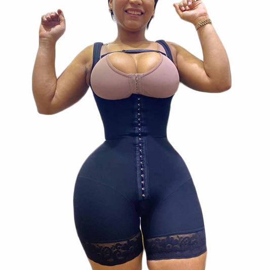 Shapewear Women Fajas Colombianas Compression Garment With Wide Adjustable Shoulder Strap Women Bodyshaper