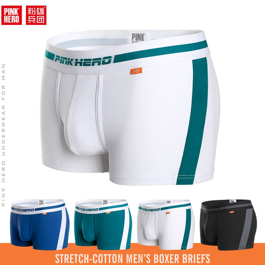 PINKHERO Fashion  Male Underpants For Men,Including High Quality  Comfortable Cotton Underwear Boxer Briefs