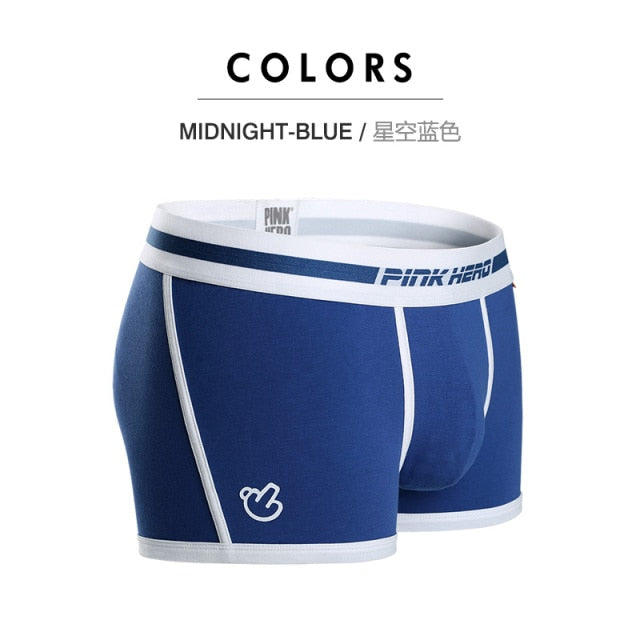 PINKHERO Fashion  Male Underpants For Men,Including High Quality  Comfortable Cotton Underwear Boxer Briefs