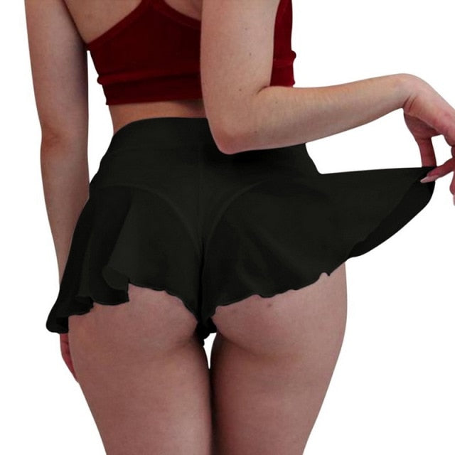 Women&#39;s Underwear Women Transparent Sports Dress Sexy Tennis Skirt Ruffle Lingerie Sexy Underwear Mini Dress Panties For Ladies