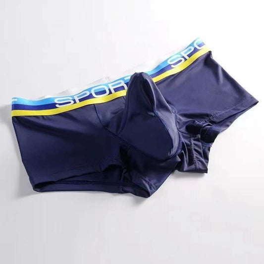 Underwear Sexy for boy for men boxers Elephant nose Underpants Male Panties Breathbale Summer ice silk U Convex Pouch Plus Size