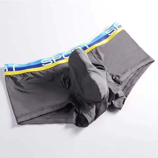 Underwear Sexy for boy for men boxers Elephant nose Underpants Male Panties Breathbale Summer ice silk U Convex Pouch Plus Size