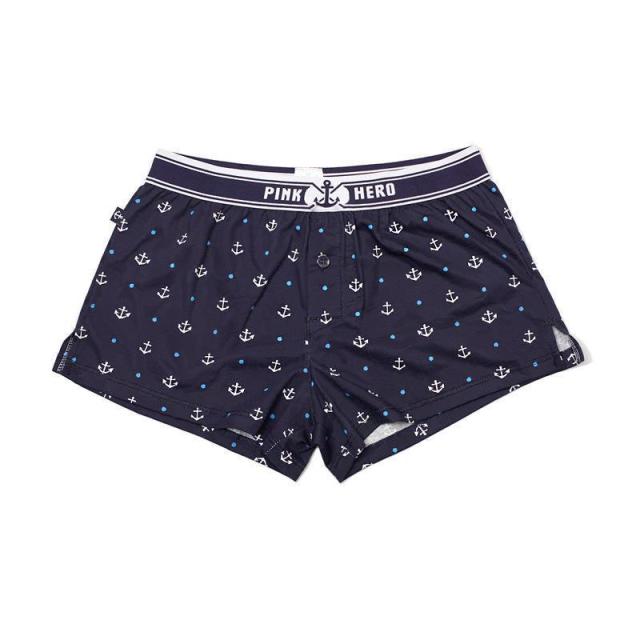 Pink Heroes Men Boxers Underwear Brand New Pure European Style Cotton Boxer Flat Pants Underwear Men Boxer Home Arrow Printing