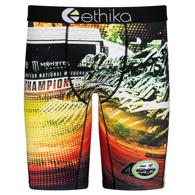 zhcth 3pcs Ethika Boxer Briefs Sharp Shooter Underpants Breathable Spandex Cartoon Boxers For Mens 2345678pack Underwear