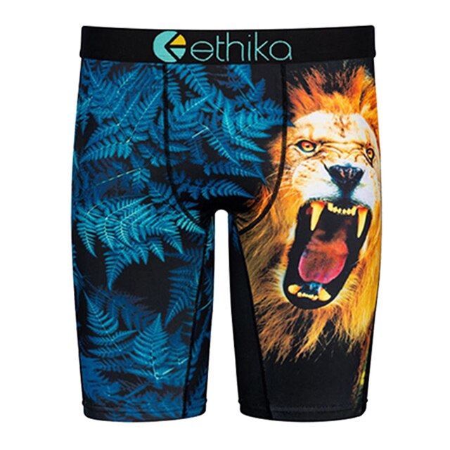 zhcth 3pcs Ethika Boxer Briefs Sharp Shooter Underpants Breathable Spandex Cartoon Boxers For Mens 2345678pack Underwear