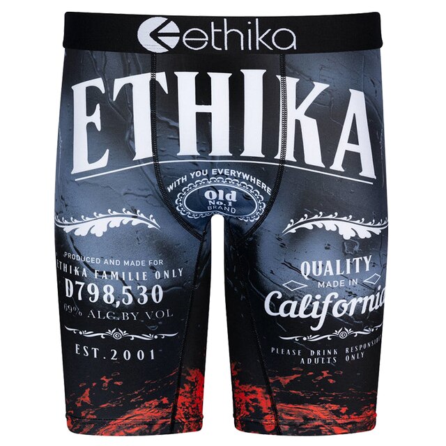 zhcth 3pcs Ethika Boxer Briefs Sharp Shooter Underpants Breathable Spandex Cartoon Boxers For Mens 2345678pack Underwear